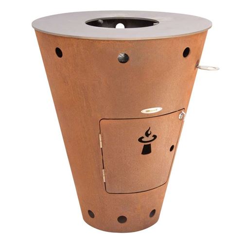 Remundi Caesar Conical BBQ Grill and Fire Pit
