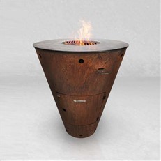 Remundi Caesar Conical BBQ Grill and Fire Pit