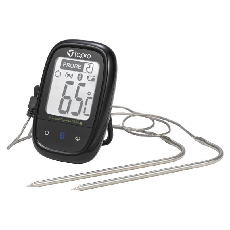 Bluetooth Grill Thermometer with Two Meat Probes