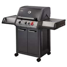 Monroe Black Pro 3 K Turbo Gas BBQ Grill