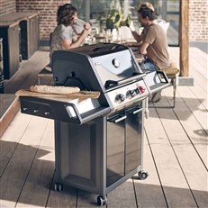 Monroe Black Pro 3 K Turbo Gas BBQ Grill