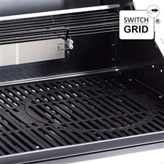 Kansas Pro 4 SIK Profi Turbo Stainless Steel Gas BBQ Grill with Sink