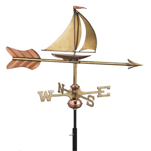 Sail Boat Cottage Weathervane