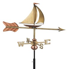 Sail Boat Cottage Weathervane