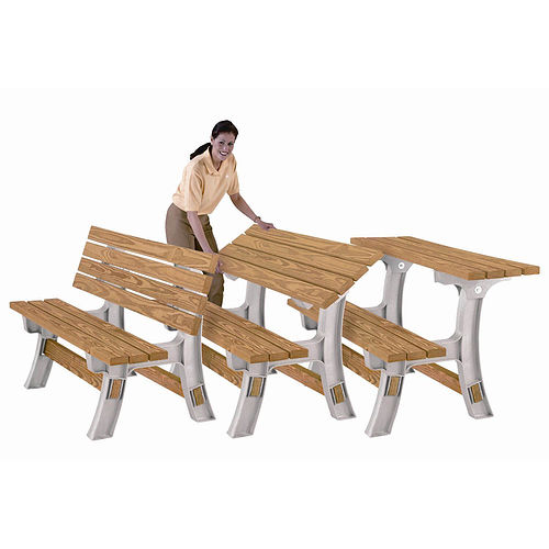 2x4  Wooden Table Bench