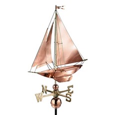 Racing Sloop Farmhouse Weathervane