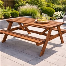 Wooden Picnic Bench