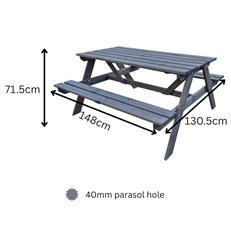 Wooden Picnic Bench