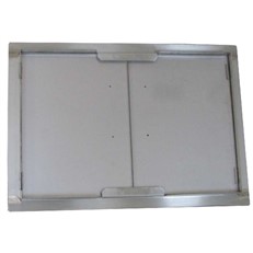 Outdoor Kitchen DIY Flush Mounted Double Cabinet Doors