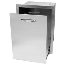 Outdoor Kitchen DIY Flush Fitting Pull-Out Rubbish Drawer