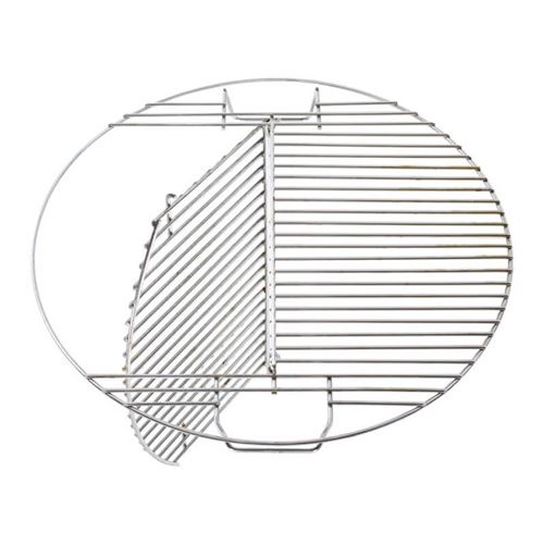 Hinged Grate for the Pit Barrel Cooker
