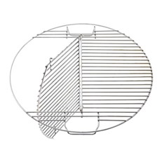 Hinged Grate for the Pit Barrel Cooker
