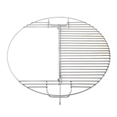 Hinged Grate for the Pit Barrel Cooker