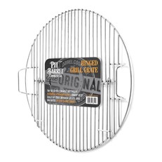 Hinged Grate for the Pit Barrel Cooker