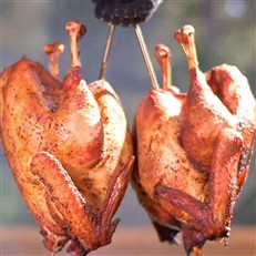 Turkey Hanger for Pit Barrel Cookers