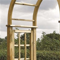 Round Top Timber Garden Arch