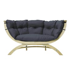 Weatherproof Siena Due Wooden Sofa