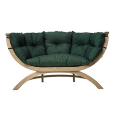 Weatherproof Siena Due Wooden Sofa