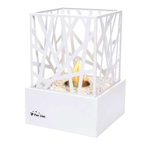 Pur Line Amaltea Modern Design Tabletop Bio-ethanol Portable Fireplace