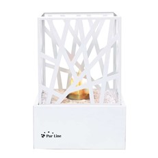 Pur Line Amaltea Modern Design Tabletop Bio-ethanol Portable Fireplace