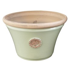 Seville Bowl Plant Pot in Serene Peridot