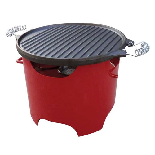 Pur Line Steel Clean Burning Bio-ethanol Portable BBQ Grill BB03