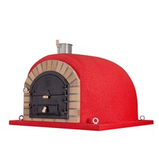 Horacio Wood Fired Outdoor Oven Royal Red – Clay Pizza & Bread Oven