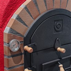 Horacio Wood Fired Outdoor Oven Royal Red – Clay Pizza & Bread Oven