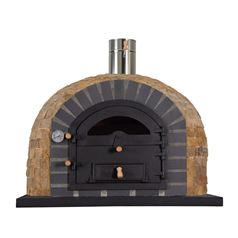 Horacio Wood Fired Outdoor Oven Champaigne – Handmade Clay Pizza & Bread Oven 