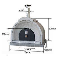 Traditional Outdoor Wood Burning Pizza Oven