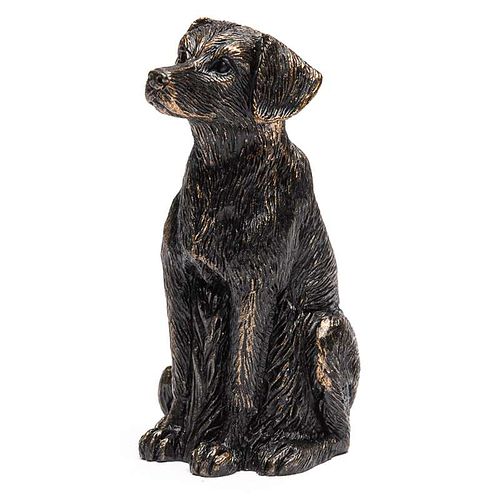 Antique Bronze Labrador Cane Companion