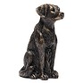Antique Bronze Labrador Cane Companion
