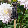 Antique Bronze Labrador Cane Companion