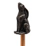 Antique Bronze Moongazing Hare Cane Companion