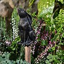 Antique Bronze Moongazing Hare Cane Companion