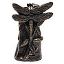 Antique Bronze Dragonfly on Bamboo Cane Companion