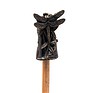 Antique Bronze Dragonfly on Bamboo Cane Companion