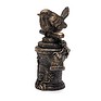 Antique Bronze Wren on a Tap Cane Companion