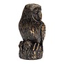 Antique Bronze Barn Owl Cane Companion