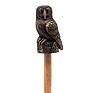 Antique Bronze Barn Owl Cane Companion