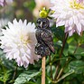 Antique Bronze Barn Owl Cane Companion
