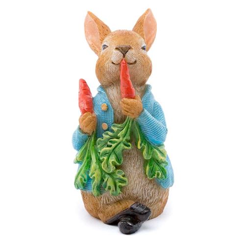 Beatrix Potter's Peter Rabbit Eating Radishes Coloured Cane Companion