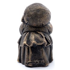 Beatrix Potter's Mrs Tiggy Winkle Antique Bronze Cane Companion