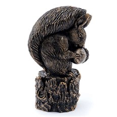 Beatrix Potter's Squirrel Nutkin Bronze Cane Companion