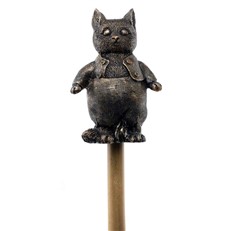 Beatrix Potter's Tom Kitten Antique Bronze Cane Companion