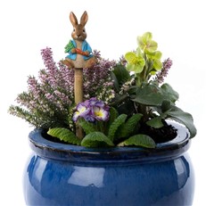 Beatrix Potter's Peter Rabbit Holding A Carrot Coloured Cane Companion