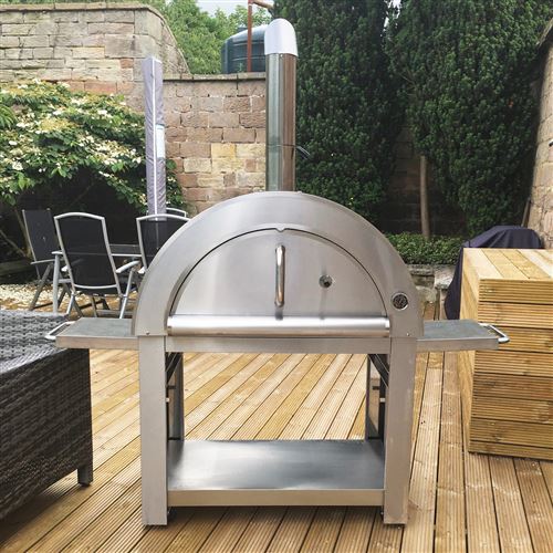 Large Steel Wood Fired Pizza Oven Package