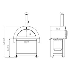 Large Wood Fired Pizza Oven Package