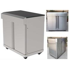 Premium L-Shaped Stainless Steel Outdoor Kitchen