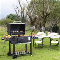 Toronto XXL Charcoal BBQ Grill with Cover included